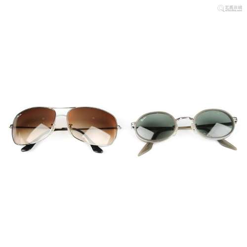 RAY BAN - two pairs of sunglasses. To include a pair of