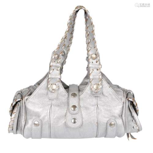 CHLOÉ - a Silverado handbag. Featuring a silver leather