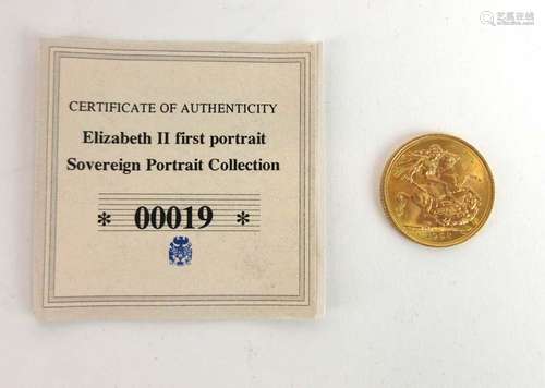 An Elizabeth II sovereign,