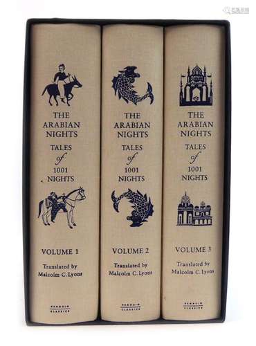 The Arabian Nights - Tales of 1001 Nights, 2008. Vols. I - 3. Translated by M. Lyons. Royal 8vo.