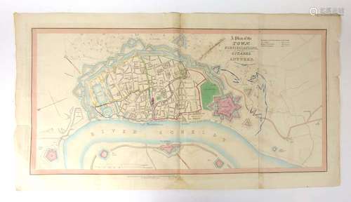 18th/19th. Century Engraved City Plans : Leth H. : Rotterdam, C.1730; Maaskamp E.