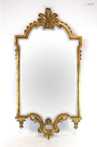 A pair of 20th century wall mirrors,