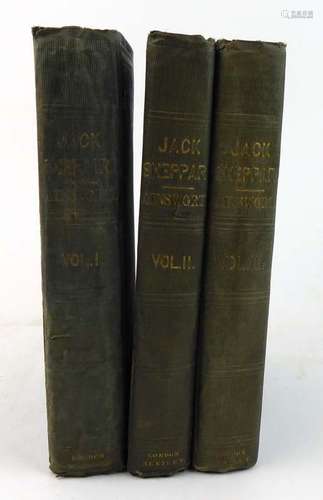 W. Harrison Ainsworth : Jack Sheppard, A Romance, 1839. 1st. Ed. Vols. 1-3. 8vo.