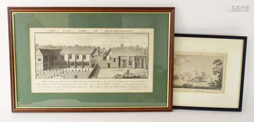 Buck S. & N. : Engraving of The East View of Bedford Priory, 1730; Hooper S.