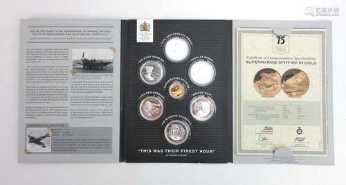 RAF Association 'Their Finest Hour' 75th Anniversary Commemorative Collection including a 9ct gold