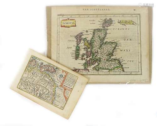 Cartography : Pieter van den Keere : North West Scotland, C. 1666.