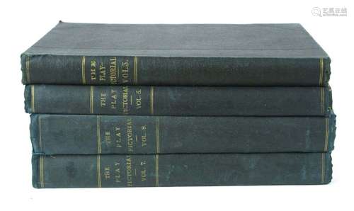 'The Play Pictorial' Magazine, C. 1910. Four volumes featuring Volumes IV - XVII.