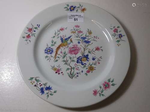 FURNESS BERMUDA LINE: ‘BIRD OF PARADISE’ PATTERN CHINA PLATE BY ROYAL DOULTON, CIRCA 1932