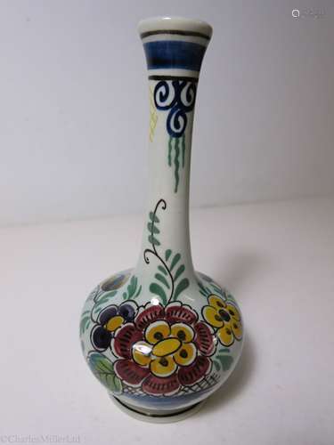 HOLLAND AFRICA LINE [VNS]: A SMALL CHINA BUD VASE BY DELFT, CIRCA 1935