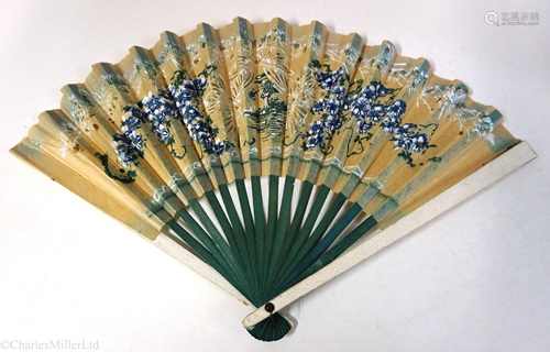 ORIENT LINE:  A FAN FROM THE S.S. ORION, CIRCA 1935