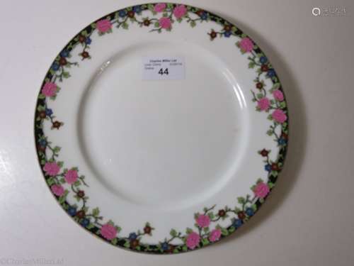 ELDER DEMPSTER: A BONE CHINA PLATE BY AYNSLEY, ENGLAND, CIRCA 1960