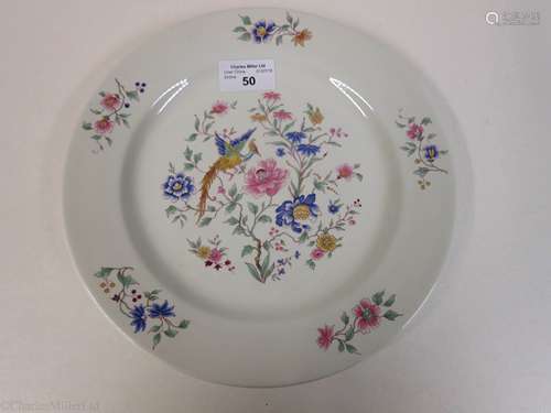 FURNESS BERMUDA LINE: A ‘BIRD OF PARADISE’ PATTERN CHINA PLATE BY ROYAL DOULTON, CIRCA 1932