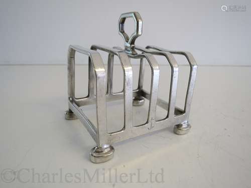 ORIENT LINE: AN ARTE DECO PLATED TOAST RACK