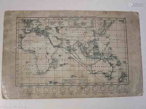 ORIENT LINE: PASSENGER LIST FOR THE R.M.S. LUSITANIA, 14TH AUGUST 1891