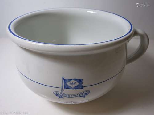 ELDERS & FYFFES:  A CHAMBER POT BY DUNN BENNETT & CO. LTD, ENGLAND, CIRCA 1910