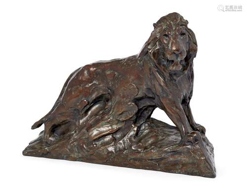 Dylan Lewis, South African b. 1964- 'Emerging Lion’ 1997; bronze, signed, dated and numbered '5/15',