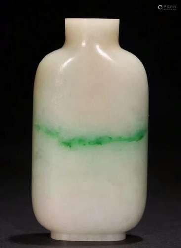 JADEITE SNUFF BOTTLE