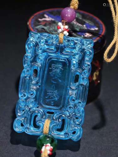 OLD GLASS PENDANT