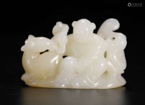 HETIAN JADE STORY ORNAMENT