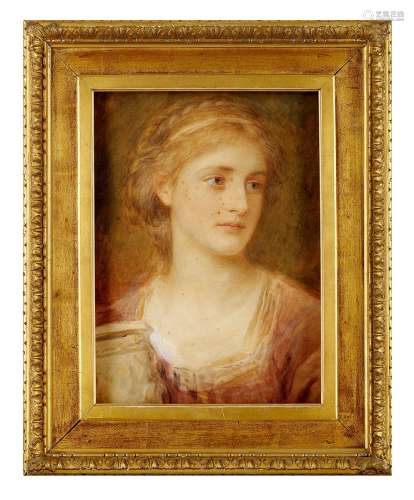 爱德华·理查德德·泰勒 金发少女 年代：英国 约1880年