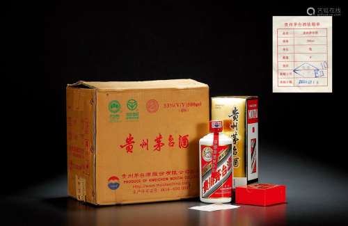 2006年贵州茅台酒（原箱） 数量：6瓶 度数：53% 容量：500ml