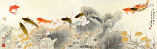 任 凭（b.1978） 稻花香里说丰年 设色纸本 画心