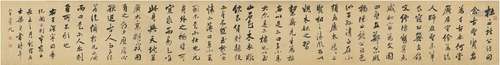 梁同书（1723～1815） 行书 困学纪闻 纸本 手卷