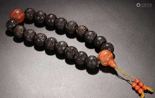 A CHENXIANG WOOD ROSARY