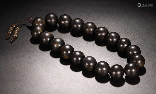 A CHENXIANG WOOD ROSARY