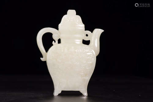 A HETIAN JADE TEAPOT