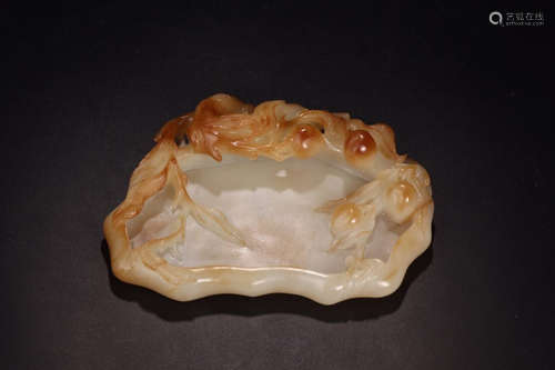 A HETIAN JADE BRUSH WAHSER