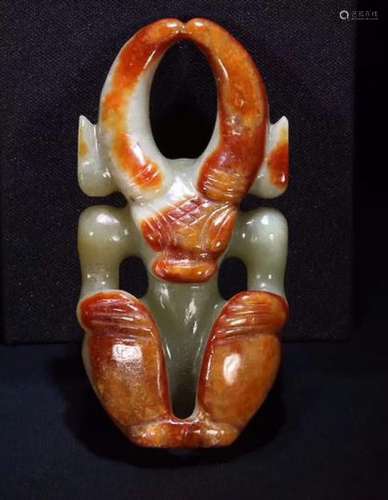 OLD JADE SON IMMORTAL ORNAMANT