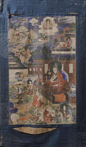 THANGKA DEPICTING LAMA TSONG KHAPA