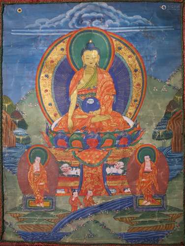 THANGKA DEPICTING BUDDHA