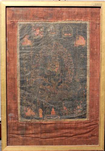 THANGKA DEPICTING MAHAKALA