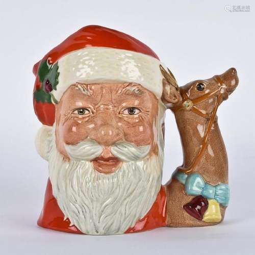 ROYAL DOULTON LARGE CHARACTER JUG, SANTA CLAUS D6675