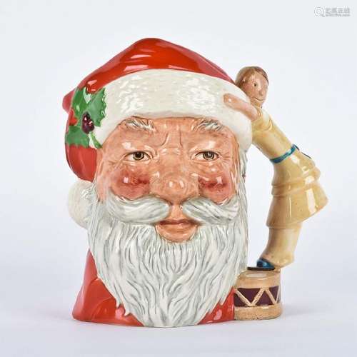 ROYAL DOULTON LARGE CHARACTER JUG, SANTA CLAUS D6668