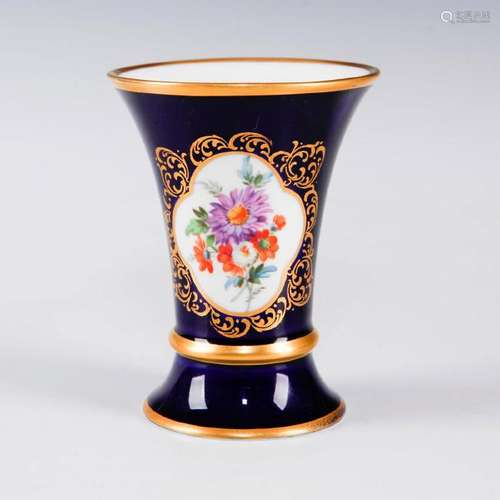 LINDNER KUEPS BAVARIA ECHT COBALT SMALL VASE