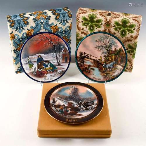 JEAN-PAUL LOUP SET OF 3 COLLECTOR PLATES