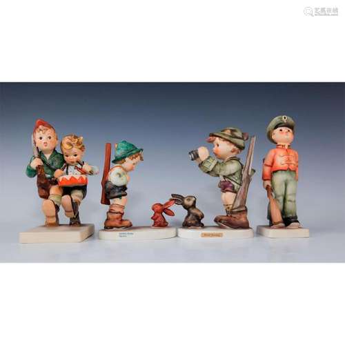 GROUPING OF HUMMEL FIGURINES