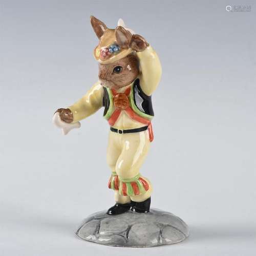 ROYAL DOULTON BUNNYKINS FIGURINE MORRIS DANCER DB204