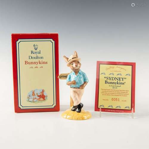 ROYAL DOULTON BUNNYKINS FIGURINE SYDNEY DB195