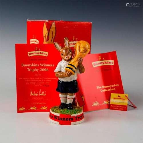 ROYAL DOULTON BUNNYKINS FIGURE CUP 2006 WINNERS TROPHY