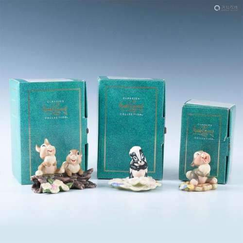 SET OF 3 DISNEY CLASSICS FIGURINES