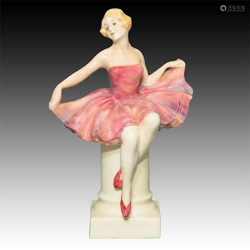 ROYAL DOULTON ART DECO FIGURINE, COLUMBINE HN1297