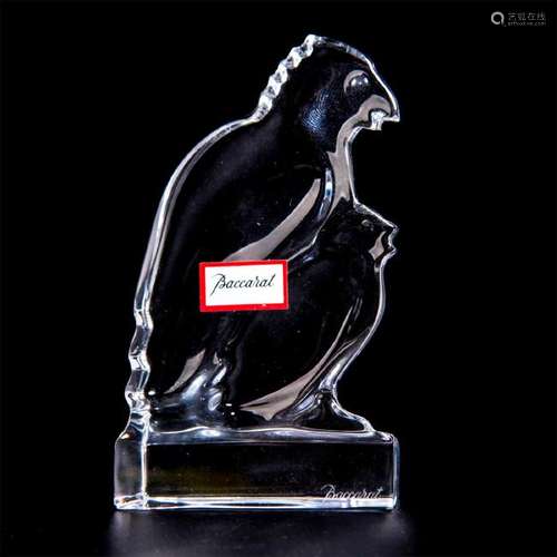 BACCARAT CRYSTAL ANIMAL FIGURINE, BIRDS