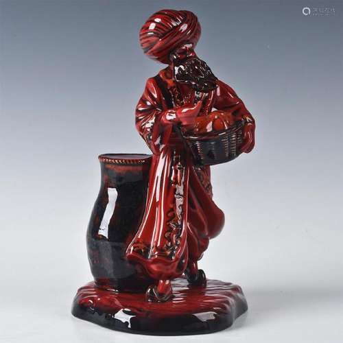 ROYAL DOULTON FLAMBE, LAMP SELLER FIGURINE HN3278