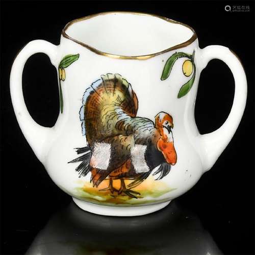 ROYAL DOULTON CHRISTMAS FARE LOVING CUP MINIATURE