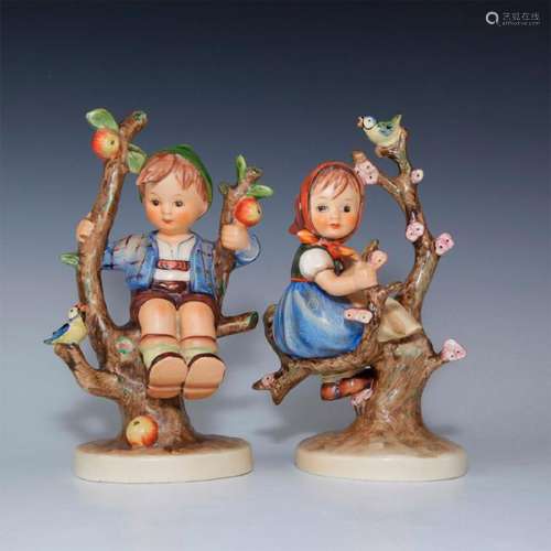 PAIR OF HUMMEL FIGURINES