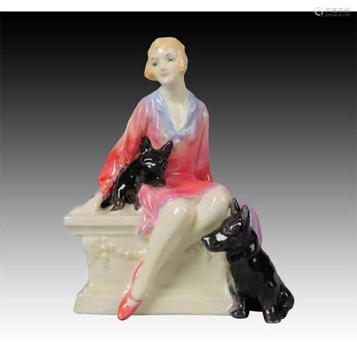 ROYAL DOULTON FIGURINE, SCOTTIES HN1281